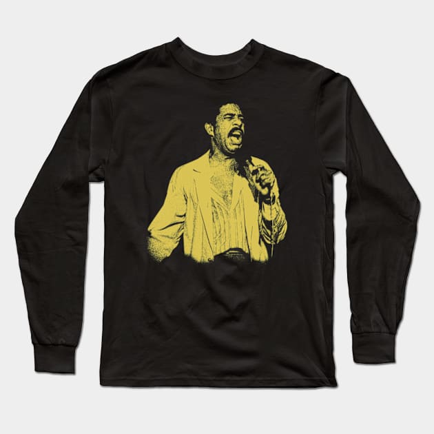 Yellow Richard Pryor Cimedy Long Sleeve T-Shirt by KIBOY777